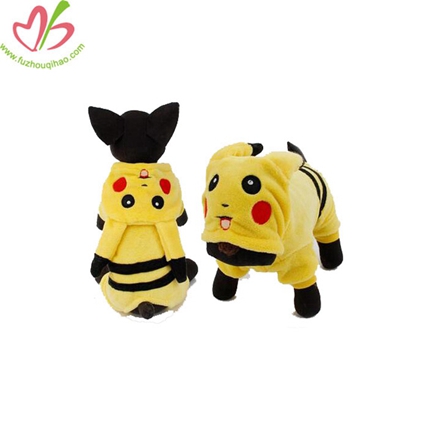 Cute Pikachu Dog and Cat Costume