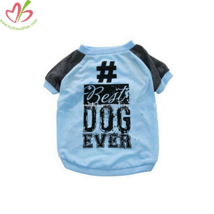 Clients' request colors dog summer raglan shirt with free sizes