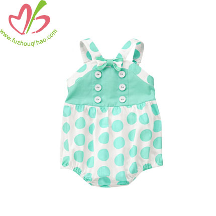 Mint Color Swimsuit Styles Baby Girl Romper