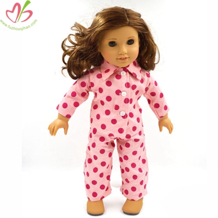 American Doll Polkadot Pajamas Set